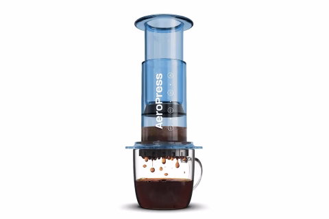 AeroPress Clear Blue